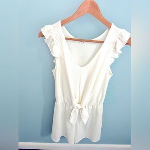 Caution to the Wind Romper, Size small